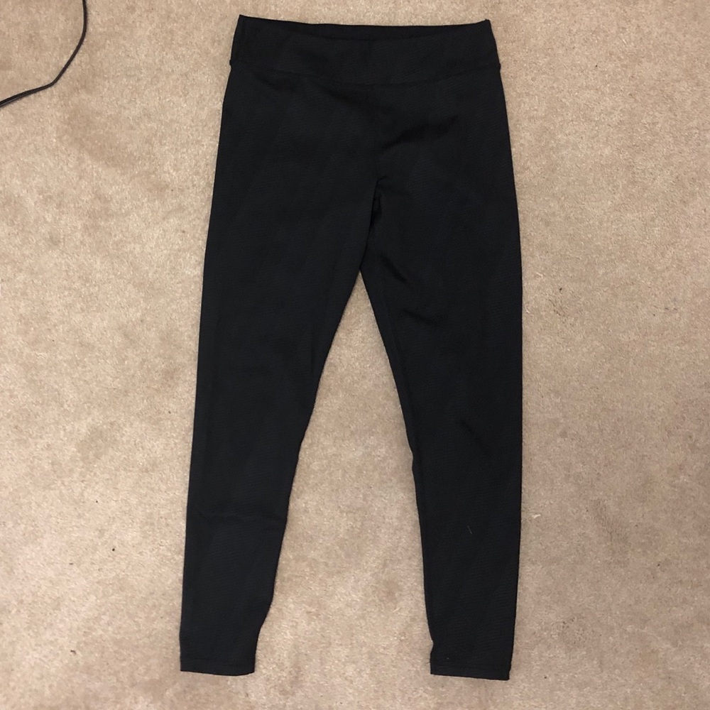 Free People Black Metallic Leggings